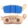 BRAKE PADS NEWFREN FOR HONDA 125 SH I 2013>2018 Front  KYMCO 250 XCITING 2005> Front  YAMAHA 125 XMAX 2010>2017 Front   (L 102mm - H 39mm - thk 10.3mm)  (FD0406SE)  (SCOOTER ELITE SINTERED)