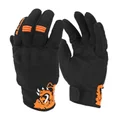 GANTS PRINTEMPS/ETE MALOSSI NOIR/ORANGE  T 9 (M) (HOMOLOGUE EN 13594:2015)