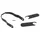 SUPPORT/PATTE DE RENFORT DU GARDE-BOUE ARRIERE POUR TROTTINETTE XIAOMI M365, 1S, ESSENTIAL, PRO, PRO 2 NOIR (ROUE 8,5 ET 10 POUCES) (VENDU A L'UNITE)  -SELECTION P2R-