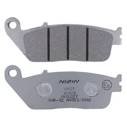 PLAQUETTE DE FREIN NISSIN POUR KAWASAKI 750 Z 2007>2011, 800 Z 2015>2016 AV/TRIUMPH 675 STREET TRIPLE 2008>2017AV/HONDA 125 FORZA 2015> AV (L 39mm - H 102mm - P 8.3mm)(2P-202NS) (SEMI METAL)