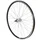 WHEEL FOR MTB- 26" P2R REAR -ALUMINIUM- BLACK DOUBLE-WALLED - ALUMINIUM HUB FOR FREEWHEEL 7/6 Speed QUICK RELEASE