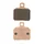 BRAKE PADS SET (2 pads) CL BRAKES FOR DERBI 50 SENDA DRD Front / PEUGEOT 50 SPEEDFIGHT 3 Rear / APRILIA 50 RS 2006> Front  -  (3057 SC)