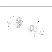 Frein posterieur - Mâchoire