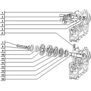 Pignons boîte de vitesses (guidon)