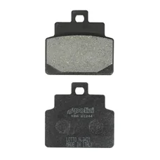 BRAKE PADS -  POLINI  APRILIA 125 HABANA, 125 LEONARDO, 100 SCARABEO, 125 SR, 125 MOJITO  (L 53.8mm - H 50.7mm - thk 8mm)  (174.0028)  (ORIGINAL)