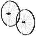ROUES GRAVEL DISQUE 700 FIR GALAXIUM CENTERLOCK NOIR CASSETTE SHIMANO SH 11/10V AXE TRAVERSANT 12/100 ET 12/142 HAUTEUR/PROFIL 26 mm (PAIRE) - TUBELESS READY