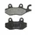 BRAKE PADS -POLINI FOR KYMCO 50 AGILITY, 125-150 B&W, 150 PEOPLE, 250 YUP, 50-125 LIKE, 50 TOP BOY, 50 SUPER 9, 200 DINK  (L 77mm - 96.5mm - H 42mm - thk9.2mm)  (174.0021)  (ORIGINAL)