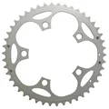 PLATEAU ROUTE 5BRA D.110 STRONGLIGHT DURAL 46DTS EXTERIEUR ARGENT TYPE SHIMANO 8/9V.
