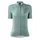 MAILLOT GIST LADY / FEMME MANCHES COURTES KIN ZIP TOTAL VERT SAUGE XL -5372