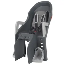PORTE BEBE/SIEGE ENFANT ARRIERE POLISPORT A FIXER SUR PORTE BAGAGE GUPPY MAXI GRIS COUSSIN GRIS (9 A 22Kgs) HOMOLOGUE EN 14344 (OFFRE SPECIALE)