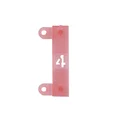 ENGRAVING STENCIL - NUMBER 4 (20 PIECES BAG)  - ICA -