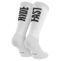 CHAUSSETTES / SOCQUETTES ETE GIST RIDE FAST BLANC 40/43 ANTIBACTERIEN - HAUTEUR 22CM (PAIRE) -5875