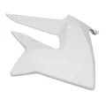 CARENAGE/CACHE RESERVOIR 50 A BOITE ADAPTABLE DERBI 50 SENDA DRD 2011> BLANC BRILLANT DROIT  -P2R-