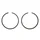PISTON RING FOR SCOOT HONDA 50 X8R, SFX, SH, BALI  - SELECTION P2R-