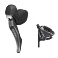 FREIN A DISQUE GRAVEL HYDRAULIQUE SHIMANO GRX810 AVANT NOIR (LEVIER/MANETTE AVEC ETRIER BR-RX810+DURITE ASSEMBLE 1000mm)