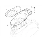Logement casque - Dessous de selle