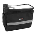 HANDLEBAR BAG FOR BICYCLE - SKUAD BLACK - CLIPS ON BAR Ø 31.8