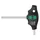 CLE ALLEN/6 PANS MANCHE EN T WERA 454 HEX PLUS  6x100mm NOIR/VERT (VENDU A L'UNITE)  -MARQUE ALLEMANDE POUR LES ATELIERS-