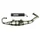 POT SCOOT YASUNI R VERNI POUR PIAGGIO 50 ZIP 2T, TYPHOON, NRG/GILERA 50 STALKER, RUNNER, DNA  (SILENCIEUX NOIR)  -TUB420B-