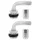 VALVE DE PNEU TUBELESS COUDEE ALU ARGENT  (PAIRE)  -REPLAY-
