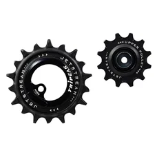 GALET DERAILLEUR TRIPEAK 12-18 DENTS CERAMIC POUR DERAILLEUR 11V. NOIR COMPATIBLE SHIMANO R92xx series (JEU DE 2)