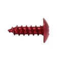 SELF-TAPPING SCREW 5,0 x 12 mm ALUMINIUM RED (10 in a bag).  -SELECTION P2R-