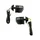 CLIGNOTANT MOTO AVOC MINI 3RS 3 LEDS BASE ABS FUME/NOIR (L 38mm / H 25mm / L 26mm) (PAIRE) (MONTAGE IDEAL MP3) (HOMOLOGUE CE) (PAIRE)