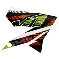 AUTOCOLLANT/STICKER/DECOR AILE AVANT DROITE ORIGINE PIAGGIO 50 GILERA SMT/RCR 2015> LIMITED  -2H001205-