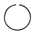 PISTON COMPRESSION RING-  "PIAGGIO GENUINE PART" 500 FUOCO, BEVERLY, MP3, X10  -833450-