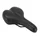 SADDLE- NEWTON FOR URBAN BIKE - "FOR MEN" BLACK - FLUIDYNAMIC DUAL DENSITY CONFORT 50 MODERATE 282x180mm