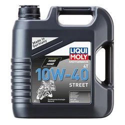 HUILE MOTEUR 4 TEMPS LIQUI MOLY MOTO STREET 4T 10W40 (4 L) SYNTHETIQUE