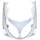 FRONT FAIRING FOR MAXISCOOTER YAMAHA 500 TMAX 2001>2007 GLOSS WHITE  (LOWER PART)  -SELECTION P2R-