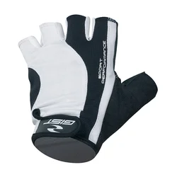 GANTS VELO COURT GIST PRO ETE NOIR/BLANC XXL (PAIRE SUR CARTE) AVEC VELCRO -5515