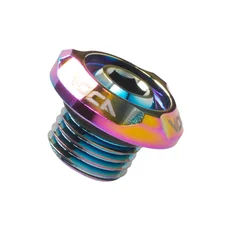 BOUCHON D'HUILE SCOOT VOCA RACING POUR MBK 50 BOOSTER, STUNT, NITRO, OVETTO/YAMAHA 50 BWS, SLIDER, AEROX, NEOS ALU CNC NEO-CHROME (M14x1,50)