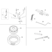 Roue de secours - Trousse à outils