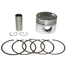 PISTON FOR SCOOT 50CC CHINESE 4 STROKE- GY6, 139QMB/PEUGEOT 50 V-CLIC 4T/KYMCO 50 AGILITY 4T/SYM 50 ORBIT 4T/BAOTIAN 50 BT49QT 4T/NORAUTO 50 RAZZO 4T (Ø 39mm - PIN Ø13mm)  -SELECTION P2R-