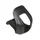 TOE CLIP- FOR MTB- ZEFAL RESIN BLACK L/XL STRAPLESS (PAIR)