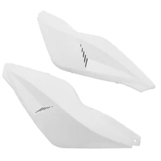 REAR SIDE COVER REPLAY DESIGN  FOR MBK 50 NITRO 1997>2012/YAMAHA 50 AEROX 1997>2012 -WHITE- (PAIR)