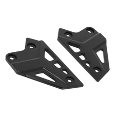 FOOTREST PLATE GUARD FOR KAWASAKI Z900 ALU CNC ANODIZED BLACK (PAIR) - AVOC