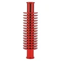 RADIATEUR/REFROIDISSEUR DE DURITE D'EAU ALU CNC ROUGE FORME ROND (133 x 35 mm, FIXATION DURITE 17 mm)  -REPLAY-