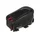 SMARTPHONE BAG FOR BICYCLE -ON TOP TUBE OR STEM - BASIL -black 1Lt ( OVERSIZE VELCRO TAPES FASTENING) (19x11x11cm)