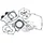 JOINT MOTEUR MOTO ADAPTABLE YAMAHA 250 YZ F 2019>2022, YAMAHA 250 WR F 2020>2022 (POCHETTE COMPLETE) -ATHENA