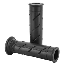 REVETEMENT POIGNEE DOMINO MOTO ON ROAD STYLE HONDA NOIR OPEN END 120mm (PAIRE)