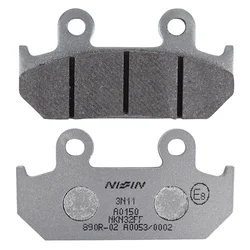 PLAQUETTE DE FREIN NISSIN POUR HONDA 600 VT C SHADOW 1988>1991 AV, 125 CB TT 1990> AV, 650 XRV AFRICA TWIN 1988>1990 AV (2P-216NS)
 (SEMI METAL)
