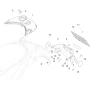 Couvercle arrière - Pare-boue
