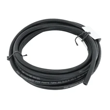FUEL HOSE Ø 5 x 10,5 mm BLACK - FOR HYDROCARBONS WITH INNER TEXTILE BELT (ROLL 5M)