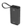 BATTERIE EXTERNE POWER BANK RIXUS 10000 mAh 5V NOIR AVEC INDICATEUR DE BATTERIE, SANGLE DE TRANSPORT COMPATIBLE USB-C / USB-A -RXBP01B
