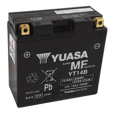 BATTERY 12V 12 Ah YT14B YUASA AGM FACTORY ACTIVATED "READY TO USE" (Lg150xWd70xH145)