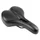 SADDLE- NEWTON FOR URBAN BIKE - "FOR MEN" BLACK - FLUIDYNAMIC DUAL DENSITY CONFORT 51 MODERATE  ERGO HOLE 272x192mm