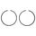 PISTON RING FOR MOPED AIRSAL FOR  PEUGEOT 103 AIR (SOLD PER PAIR)